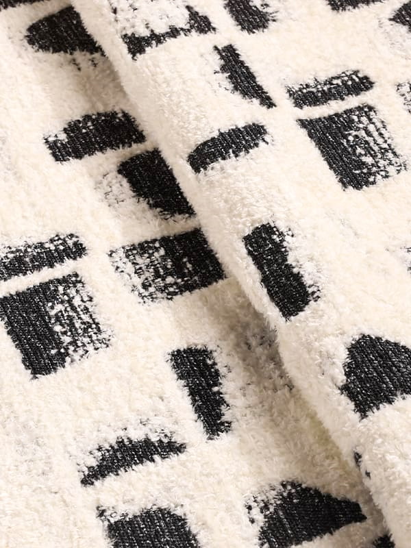 Tissu Jacquard Géométrique Artistique MILAN